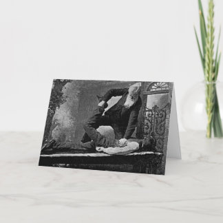 Eine Behandlungskarte mit manueller Hilfe Karte