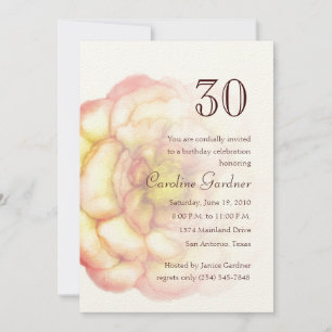 Eine beliebige Zahl zum Geburtstag Einladung