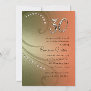 Eine beliebige Zahl zum Geburtstag Einladung