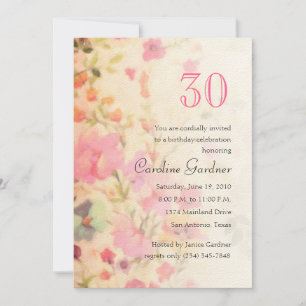 Eine beliebige Zahl zum Geburtstag Einladung