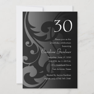 Eine beliebige Zahl zum Geburtstag zeitweilige Ein Einladung