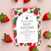 Eine Berry Sweet Strawberry Pink Baby Dusche