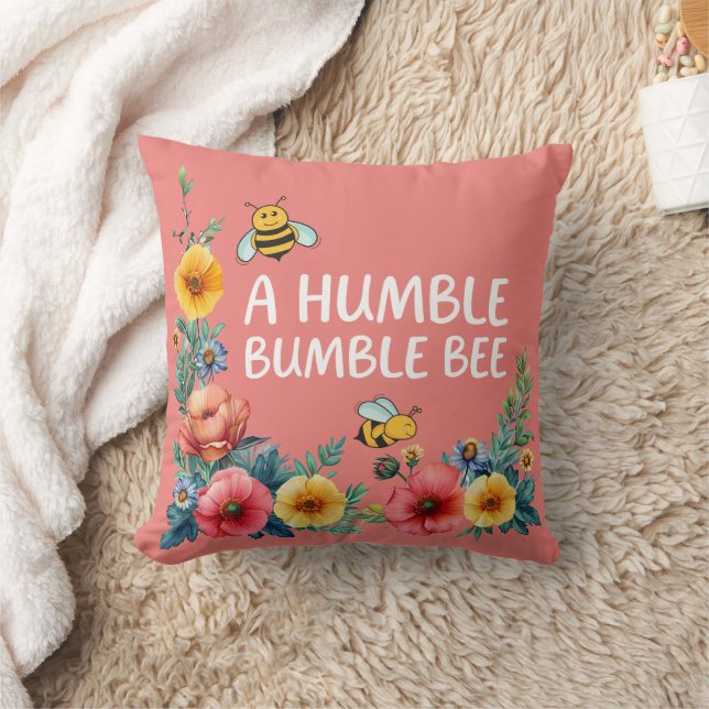Eine bescheidene Hummel Kissen (Decke)