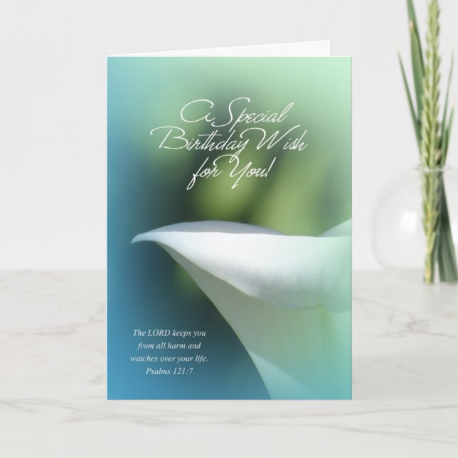 Eine besondere Geburtstagskarte für Sie Karte (Vorderseite)