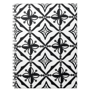 Eine besondere indonesische Batik: Vintage Motive. Notizblock