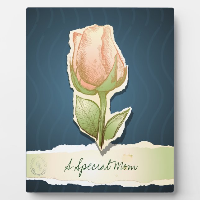 Eine besondere Mutter, Plakette Fotoplatte (Vorderseite)