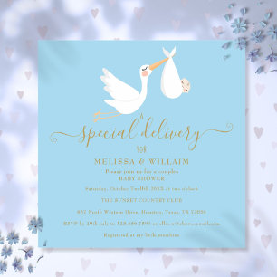 Eine besondere Zustellung für das Baby-Shower/Spri Einladung