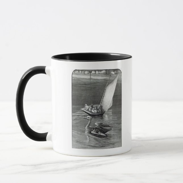 Eine besorgte Mutter Tasse (Links)