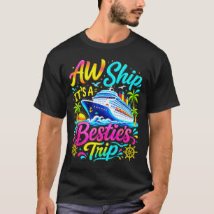 Eine beste Freundinnen Reise Kreuzfahrt passende R T-Shirt