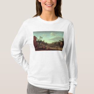 Eine bewaldete Fluss-Landschaft, 1646 T-Shirt