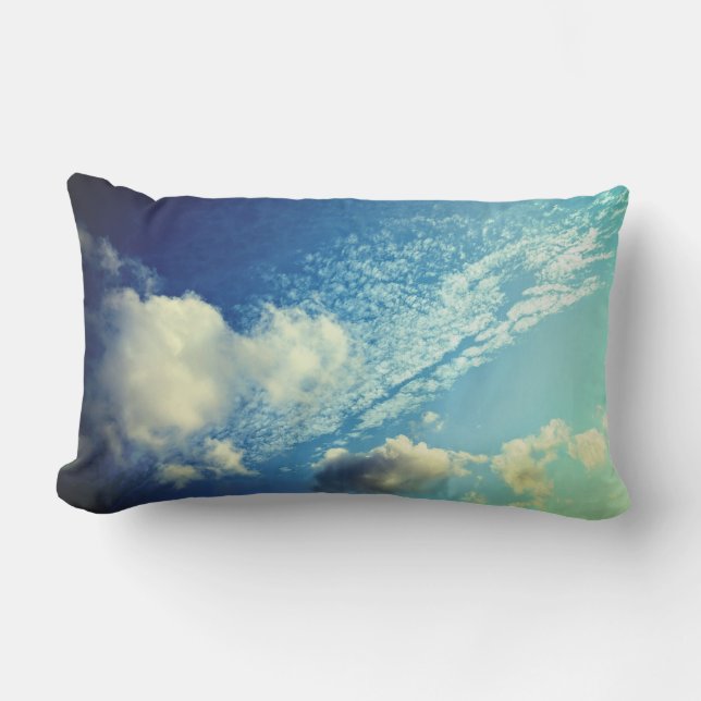 Eine Bewölkung Kissen Für Draußen (Vorderseite)