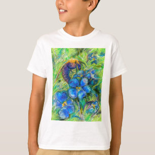 Eine Biene & Vergessen-nicht-Blume T-Shirt