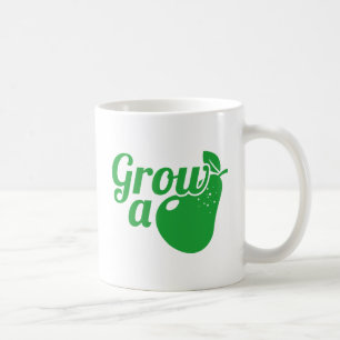Eine Birne wachsen Kaffeetasse