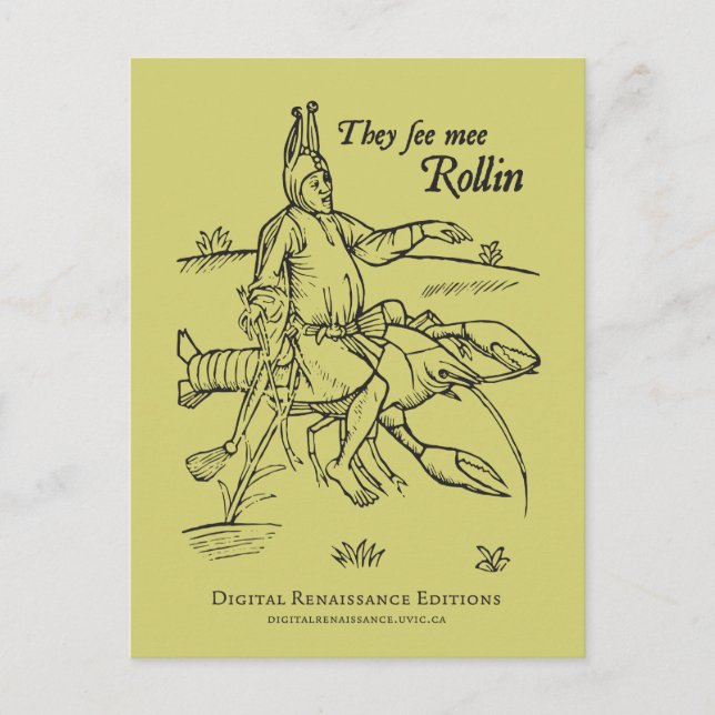 Eine Bisque Walk Postkarte (Vorderseite)