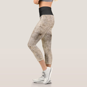 Eine Black Widow-Serie Design #16 Capri Leggings