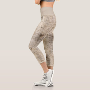 Eine Black Widow-Serie Design #16 Capri Leggings