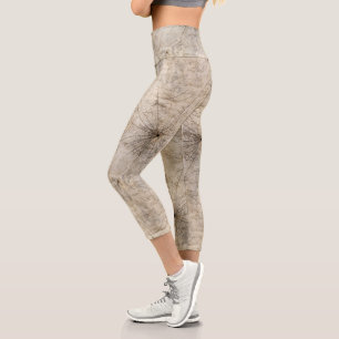 Eine Black Widow-Serie Design #16 Capri Leggings