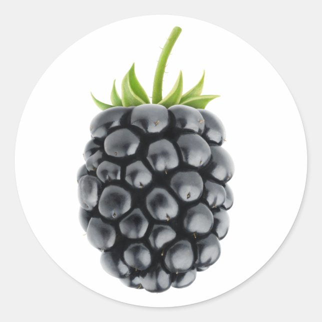 Eine BlackBerry Runder Aufkleber (Vorderseite)