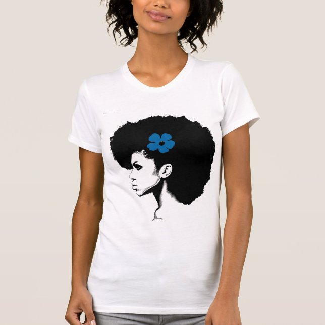 Eine blaue Blume T-Shirt (Vorderseite)