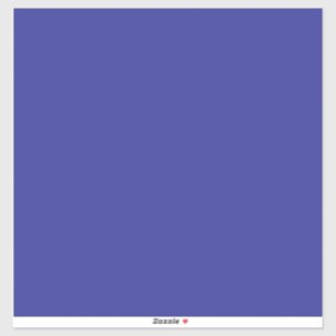 eine blaue Wand mit Uhr Aufkleber