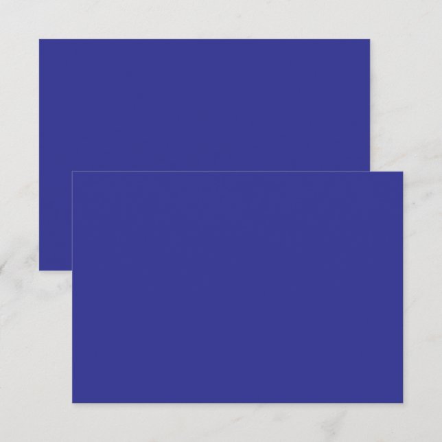eine blaue Wand mit Uhr Dankeskarte (Vorne/Hinten)