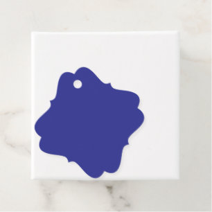 eine blaue Wand mit Uhr Geschenkanhänger