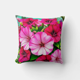 Eine blühende Blume Kissen