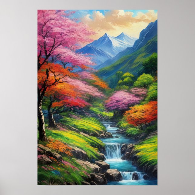 Eine blühende Reise durch das Tal Poster (Vorne)