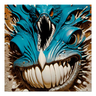 Eine blühende Urne Poster