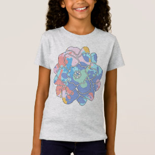 Eine Blume aus Farbflecken T-Shirt