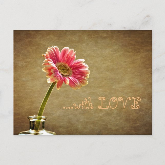 Eine Blume für Dich ... Postkarte (Vorderseite)