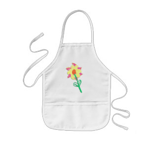 Eine Blume für Oma Kinderschürze