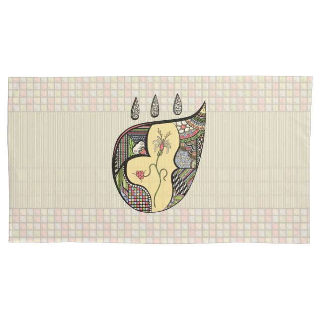 Eine Blume im Fall Pillow Kissenbezug (Vorderseite)