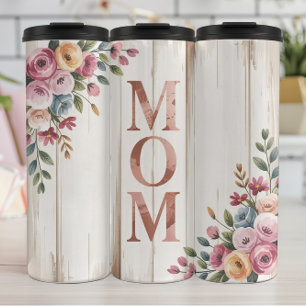 Eine Blumengrüße Thermosbecher