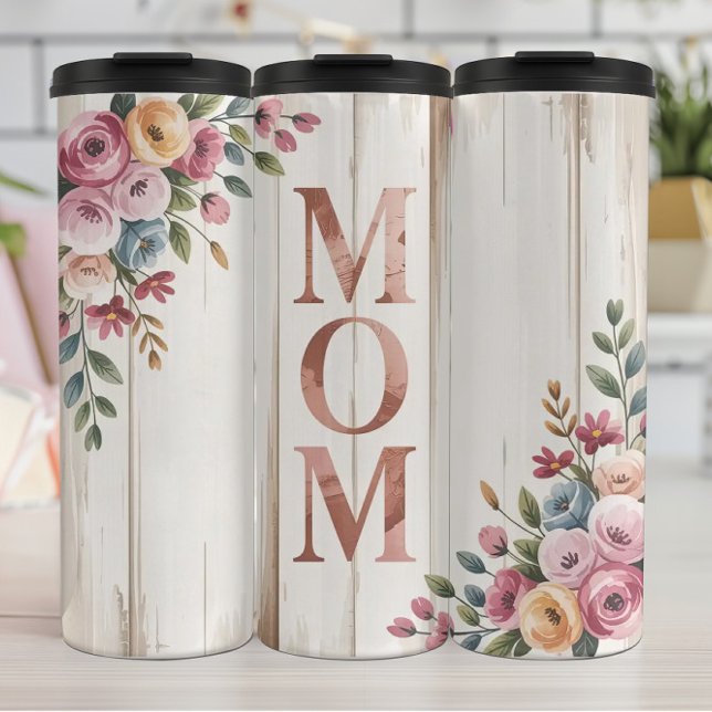 Eine Blumengrüße Thermosbecher (Von Creator hochgeladen)
