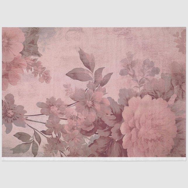 Eine Blumennähhalle, Design #32 Seidenpapier (Vorderseite)
