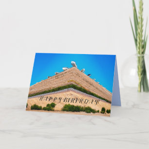 Eine Bootsladung Geburtstagswünsche sind auf dem W Karte