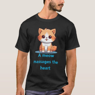 Eine Botschaft ist das Herz T-Shirt