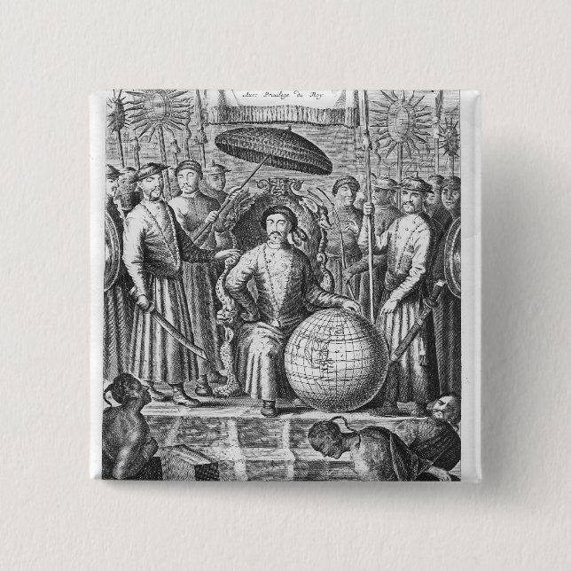 Eine Botschaft vom Osten-Indien Button (Vorderseite)