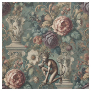 Eine Bow - Gothic Viktorianische Statement-Tile Stoff