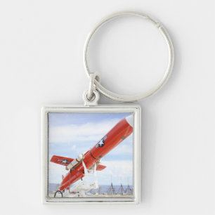 Eine BQM-74E Chukar-Drohne für den Start bereit Schlüsselanhänger