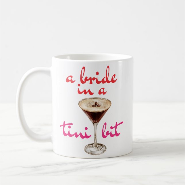 Eine Braut im Tini-Bit-Coffee-Stil Kaffeetasse (Links)