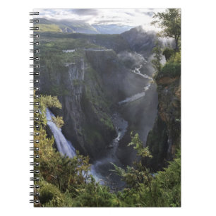 Eine breite Abendsansicht - Hordaland, Norwegen Notizblock