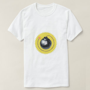 Eine brennende Lunten-Zeitbombe T-Shirt