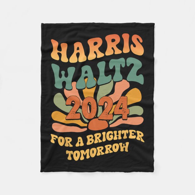 Eine Brighter Tomorrow Boho Ästhetik Vintag Fleecedecke (Vorderseite)