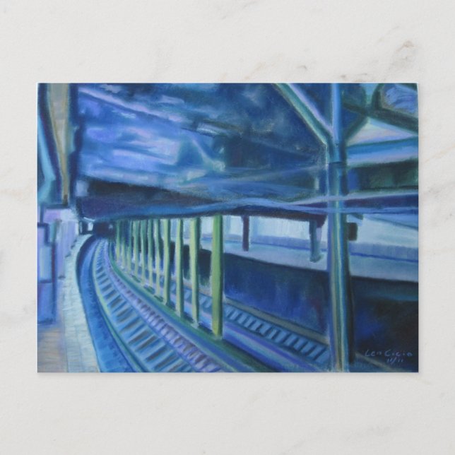 Eine Brooklyn U-Bahn Postkarte (Vorderseite)