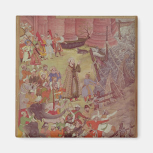 Eine Brücke der Boote an gebrochen durch Akbar Magnet