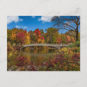 Eine Brücke im Central Park Postkarte