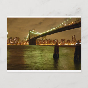 Eine Brücke von der Brooklyn Postkarte