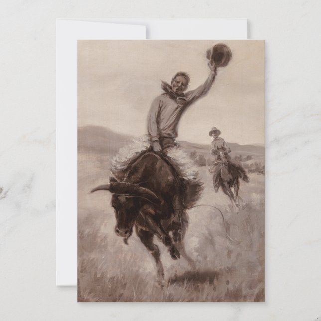 Eine Bulle reiten | Elling William Gollings (Vorderseite)